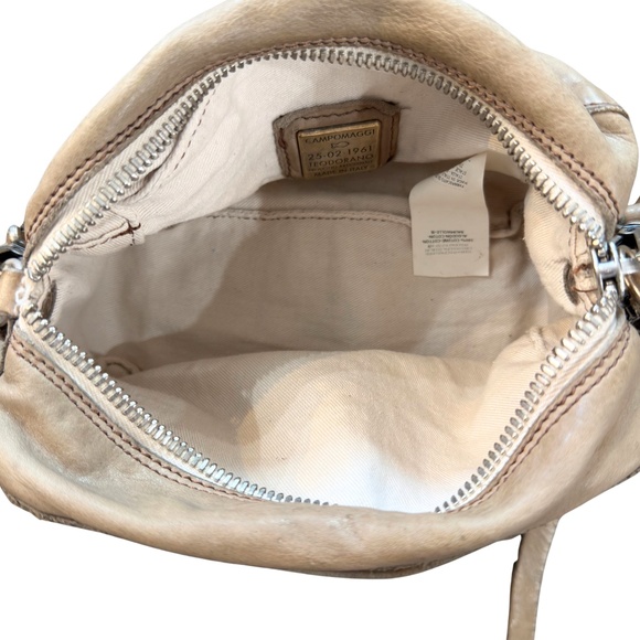 Beige Studded Campomaggi Cross-Body Bag - Picture 3 of 3